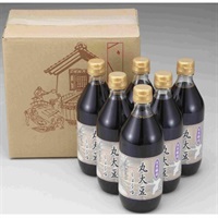 天然醸造木桶仕込み丸大豆しょうゆ詰め合わせ500ml×6本
