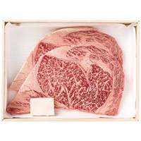 松阪牛 ロースステーキ(2枚)＆二反田醤油にんにくソースセット