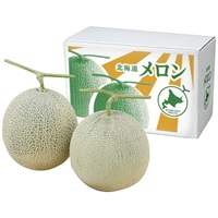 北海道産 赤肉メロン2玉