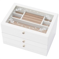 木製ジュエルケース(ホワイト)