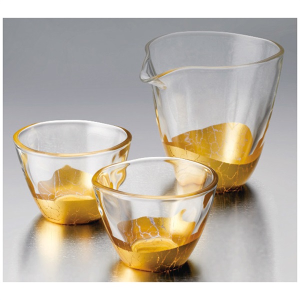 貫入酒器セット