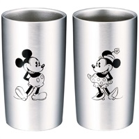 ステンレス真空タンブラーセット300ml(ミッキー＆ミニー)