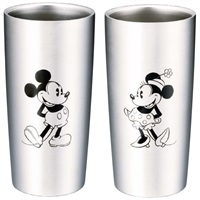 ステンレス真空タンブラーセット440ml(ミッキー＆ミニー)