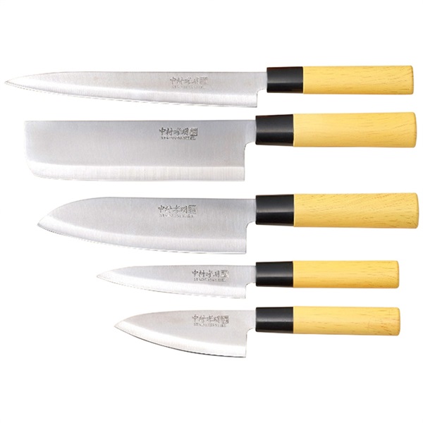 包丁セット 伝統的な和包丁 5本 Kakusee 中村孝明 和包丁5本セット NKL-01 / 5本入り 万能包丁 刺身